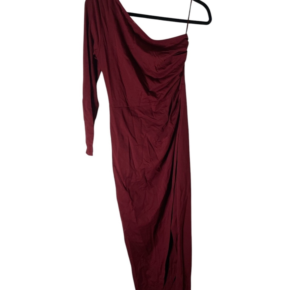 Sarin Mathews Women One Shoulder Lonq Sleeve Cocktail
Dresses Sexy Bodycon - Picture 7 of 9